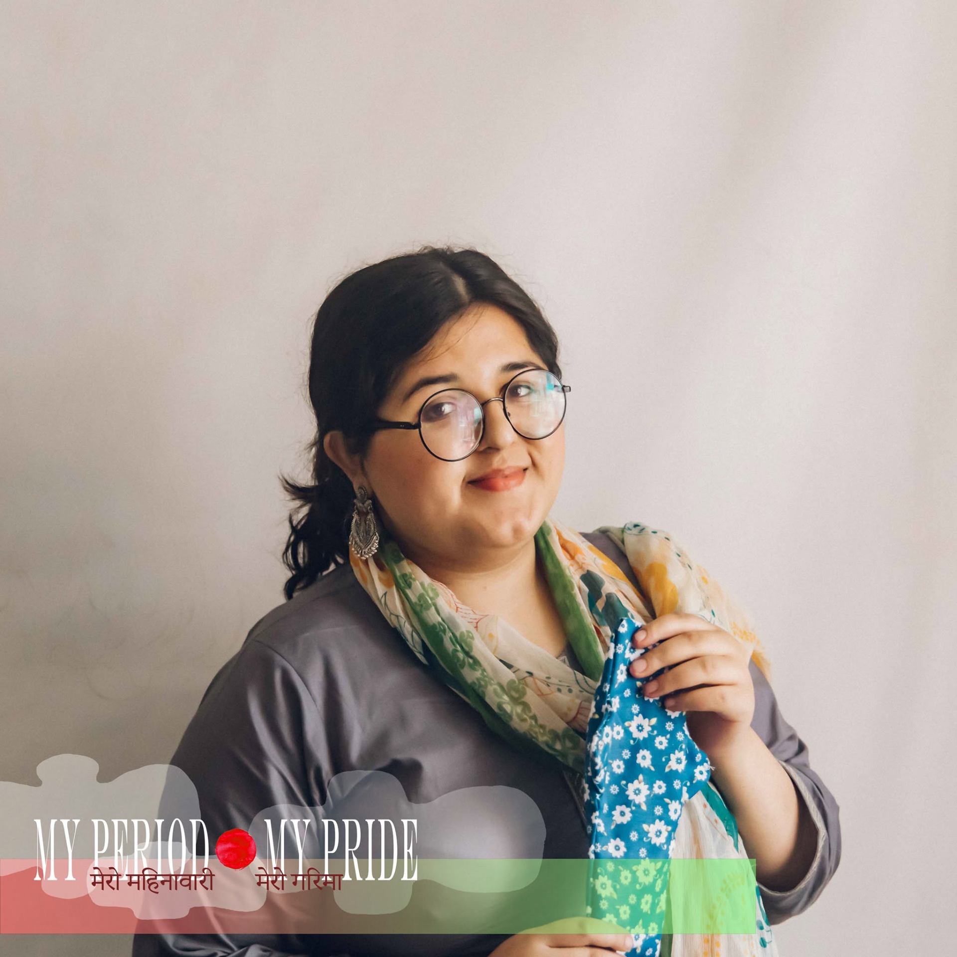 Tehreem during the residency in Kathmandu