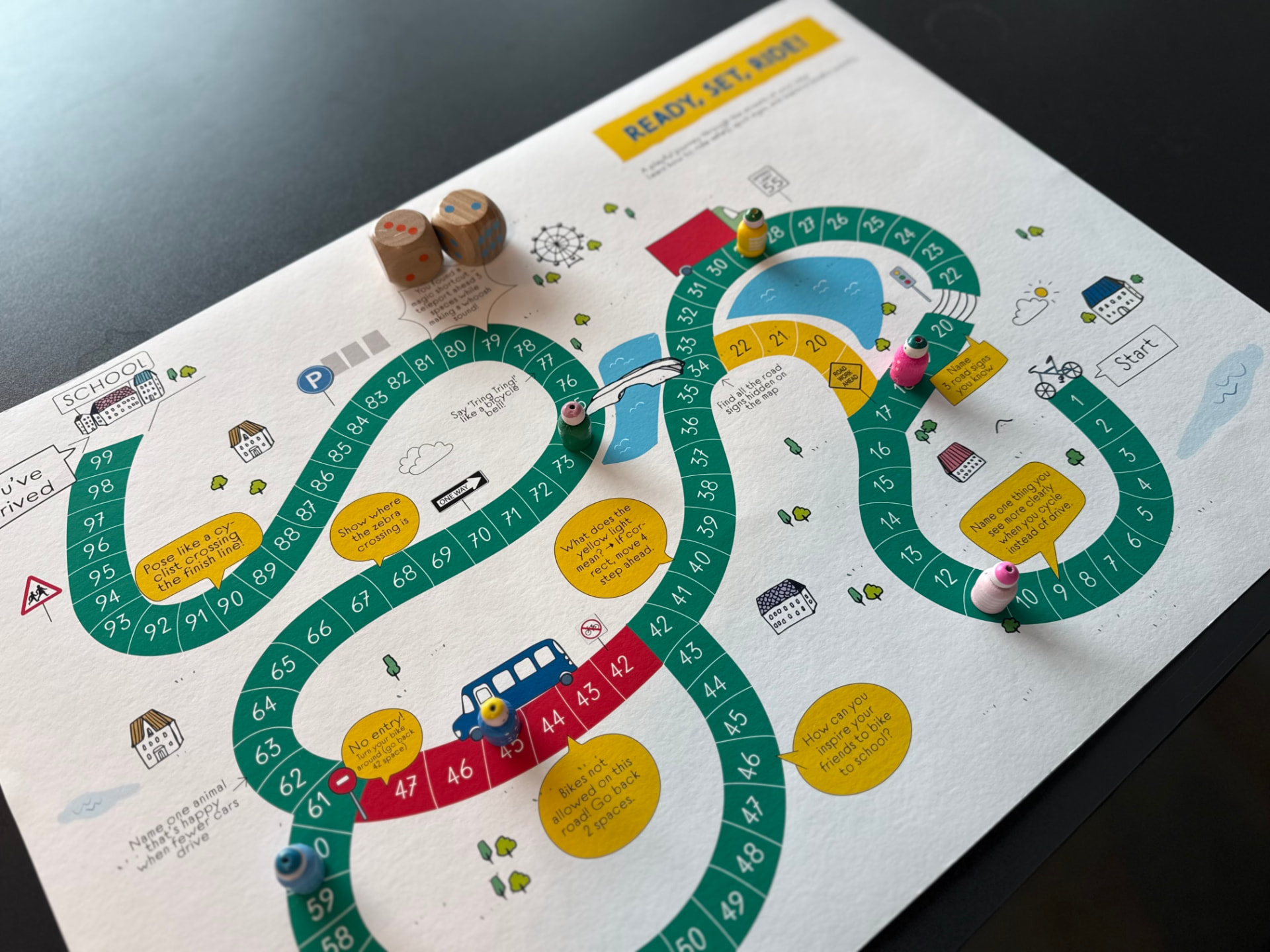 Re/Move board game about safe school journeys