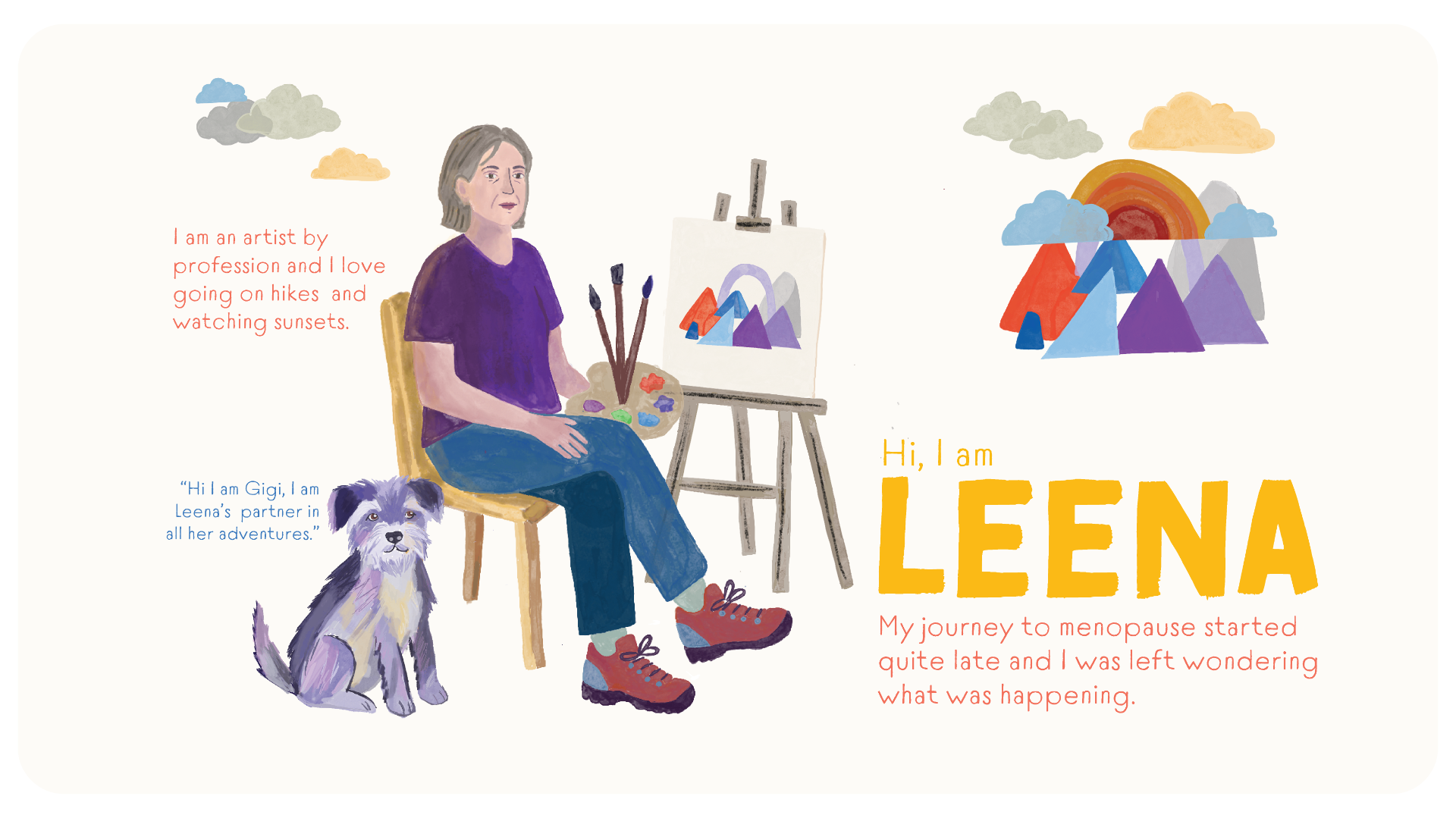 Leena illustrated portrait