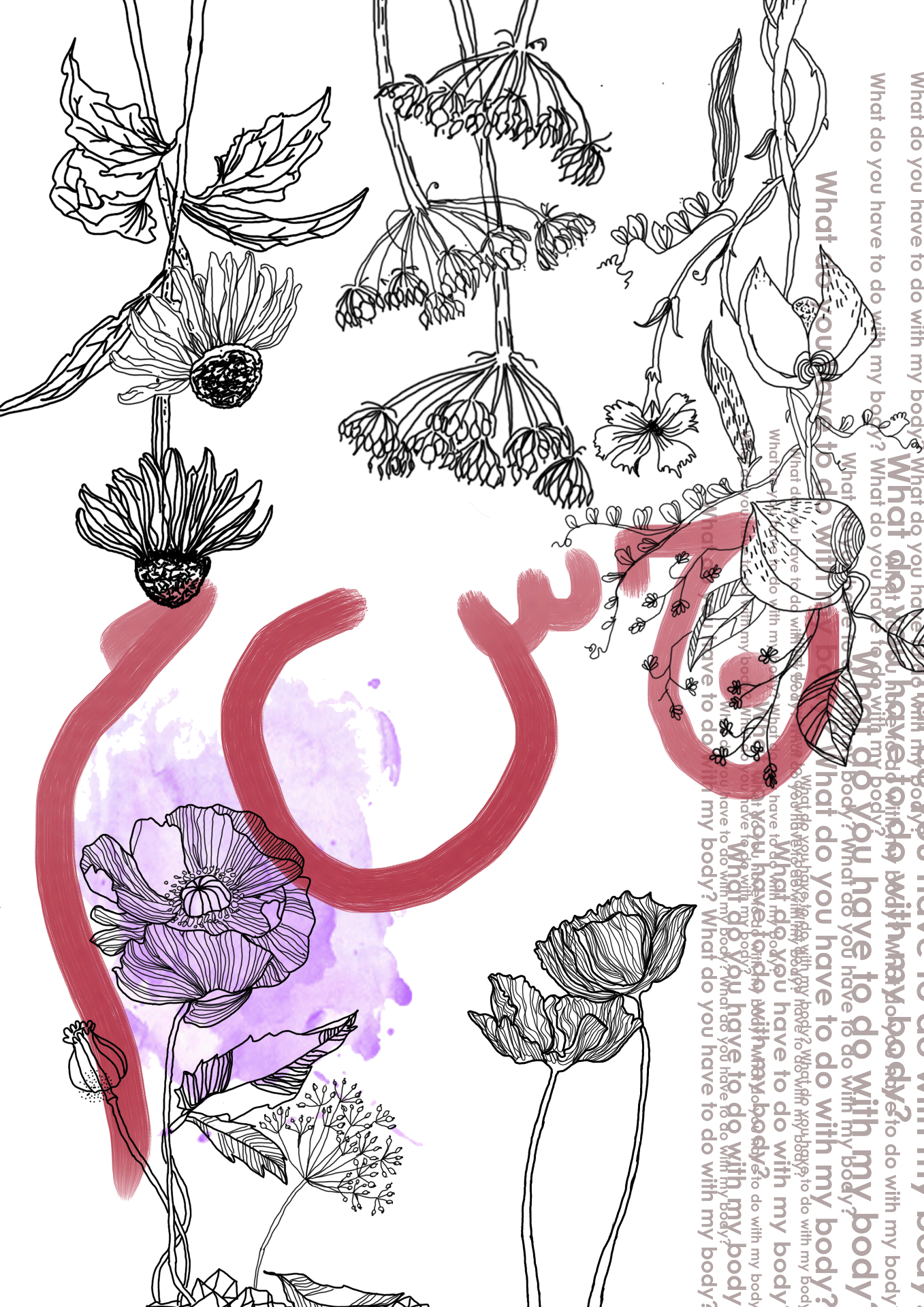 Mine, میرا: what flows, and what is silenced.